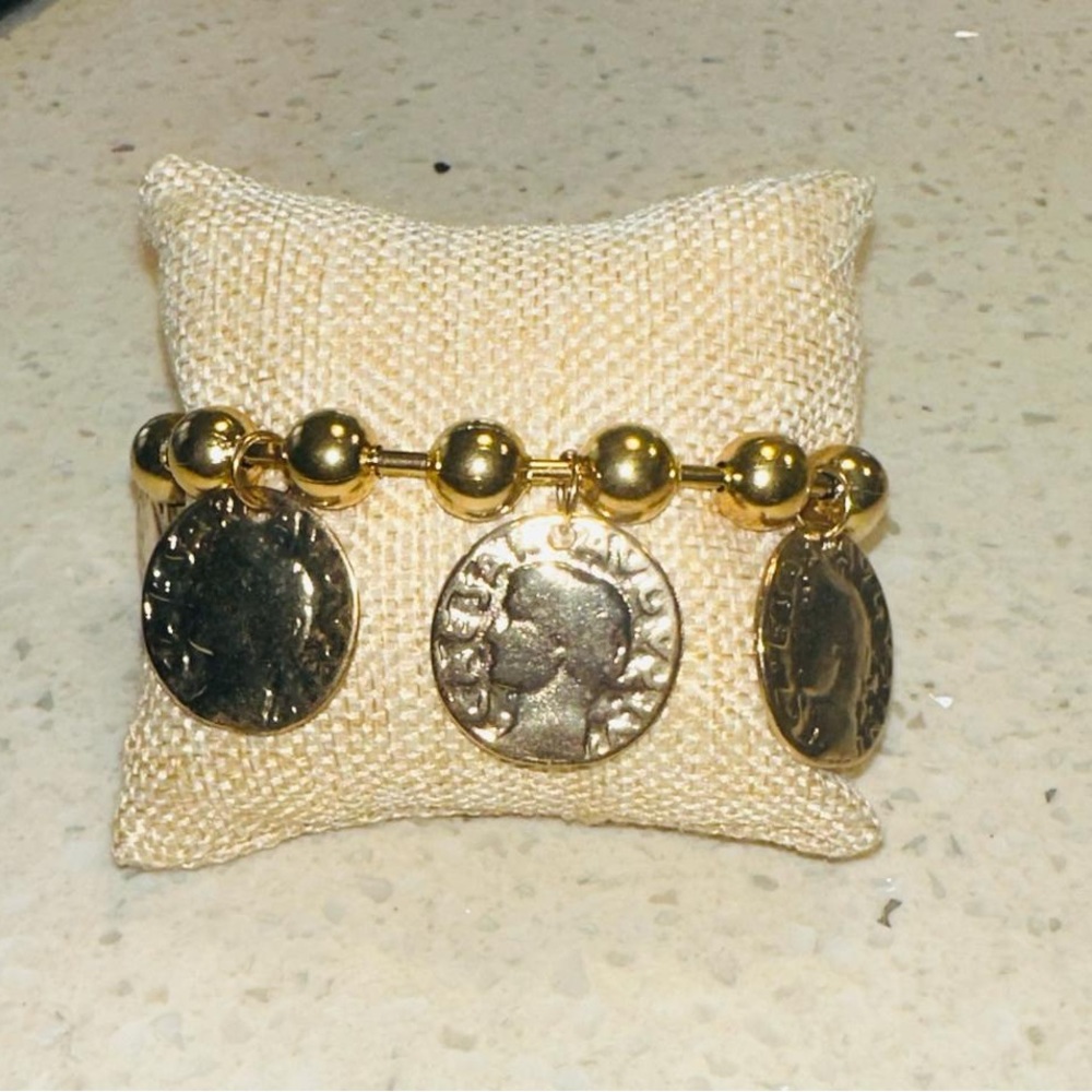 Coin bracelet